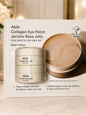 Abib Collagen Eye Patch Jericho Rose Jelly 60 Patches NEW Sealed K-Beauty